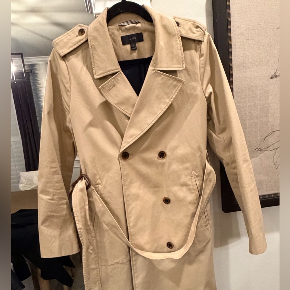 J.Crew Classic Trench Coat Khaki Women’s | Timeless Double Breasted